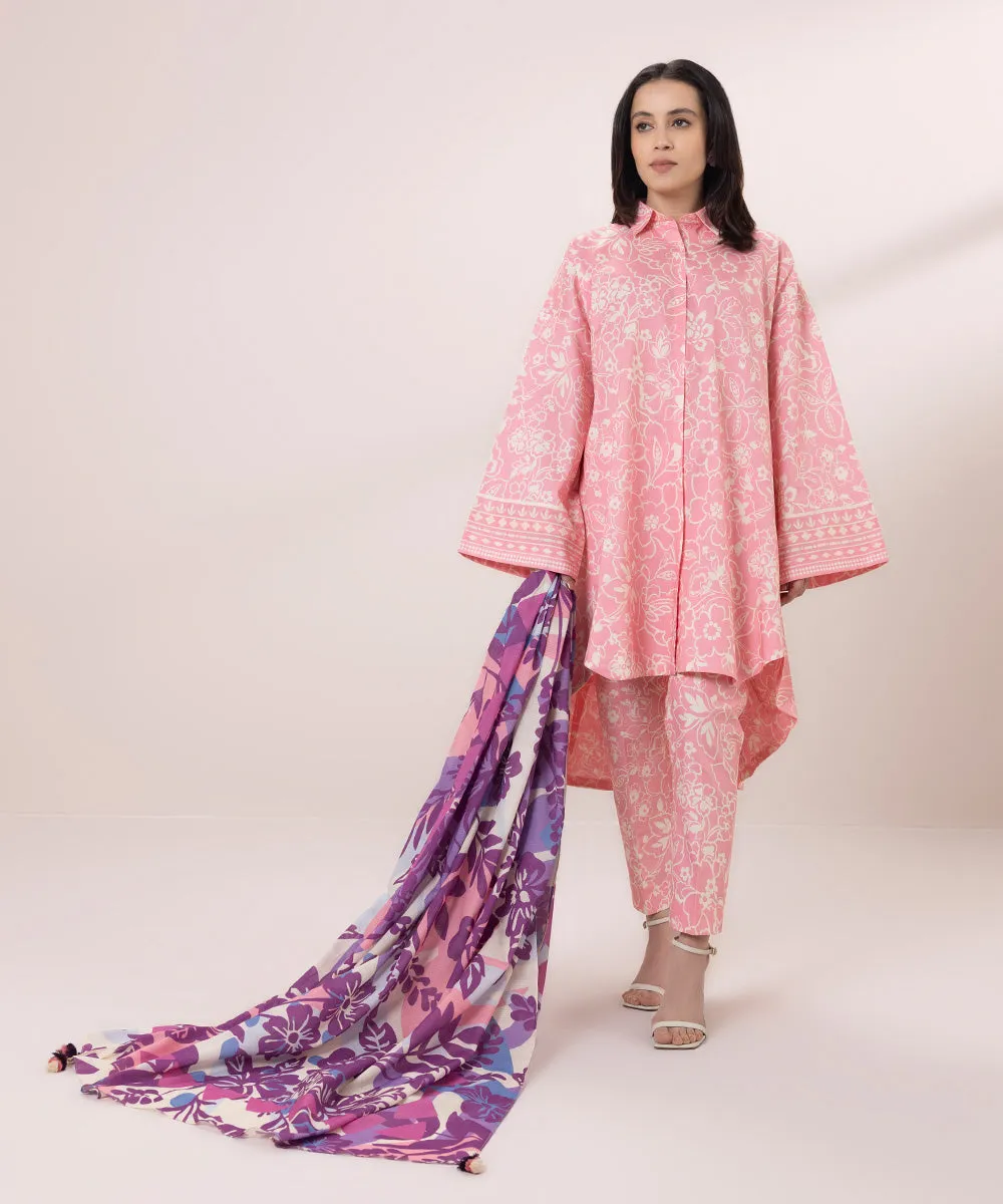 3 Piece - Printed Lawn Suit