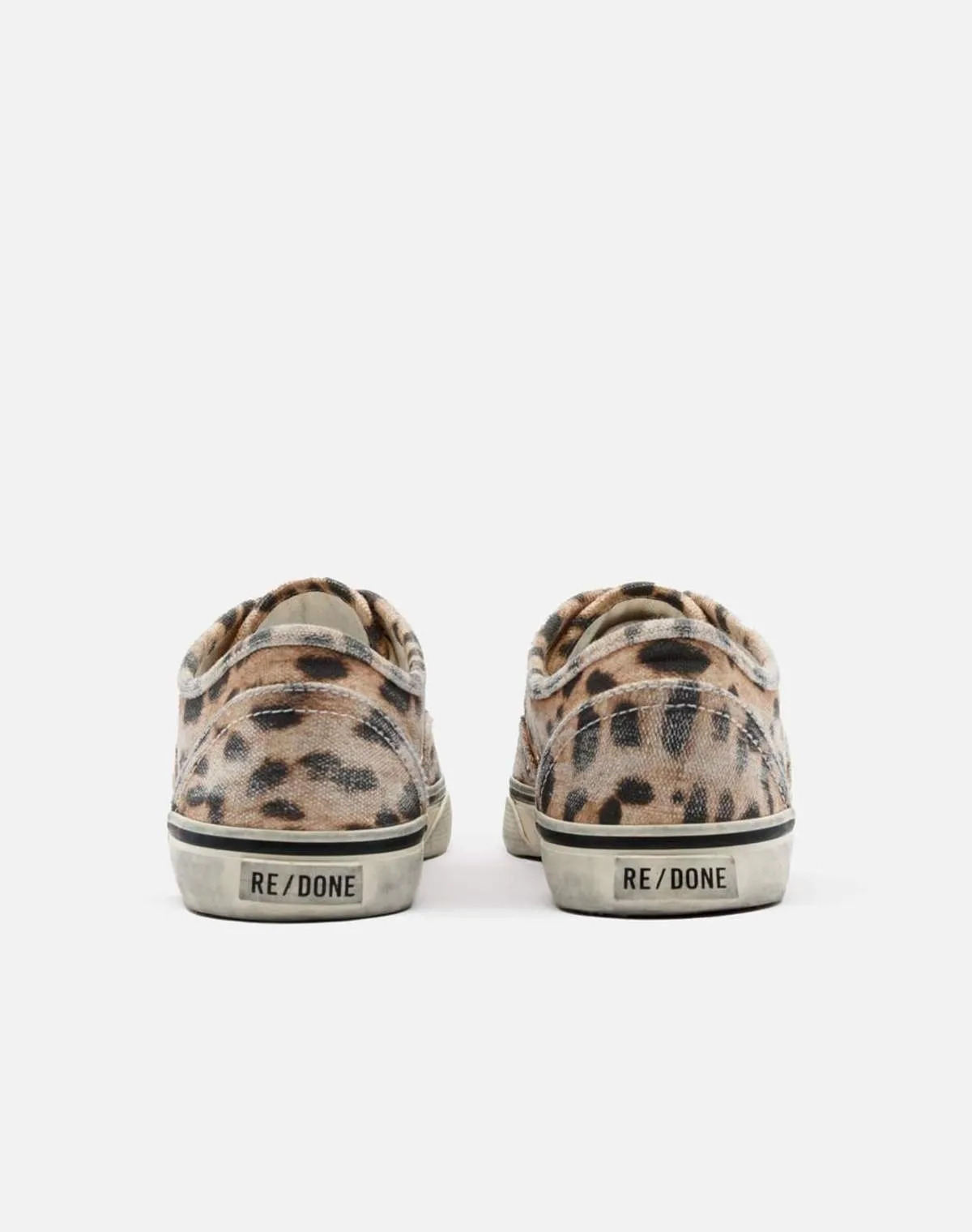 70s Low Top Skate Sneaker - Faded Leopard