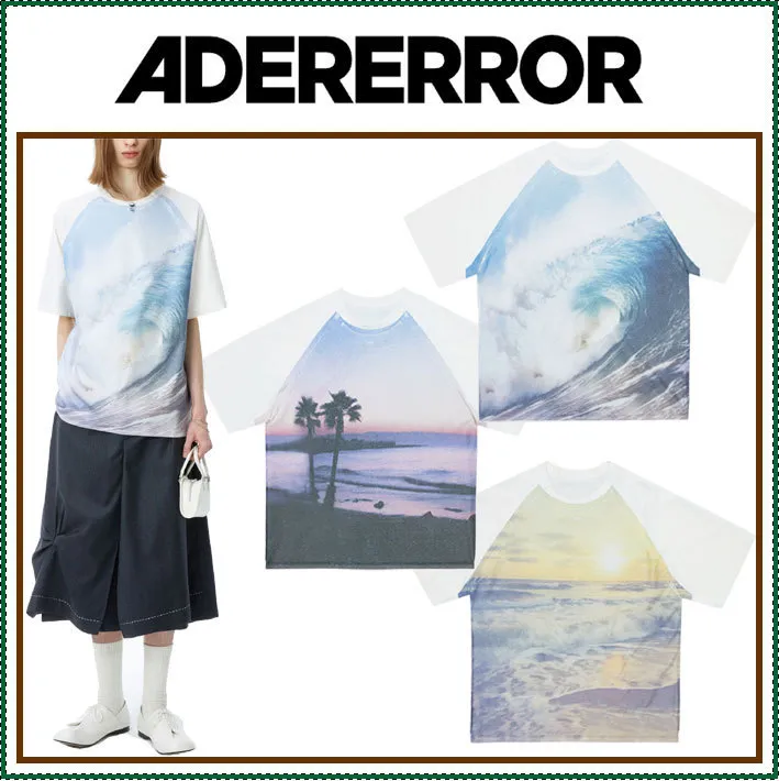 ADERERROR  |Street Style Short Sleeves T-Shirts