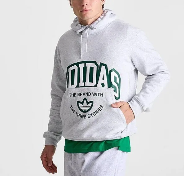 adidas  |Pullovers Unisex Street Style Long Sleeves Cotton Hoodies