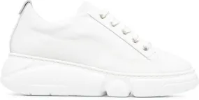 AGL leather chunky sneaker White