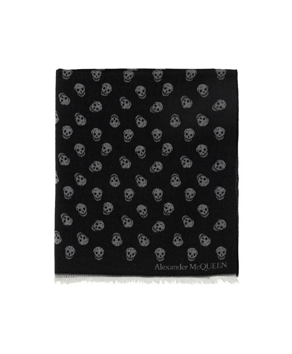 Alexander McQueen Skull Logo Scarf