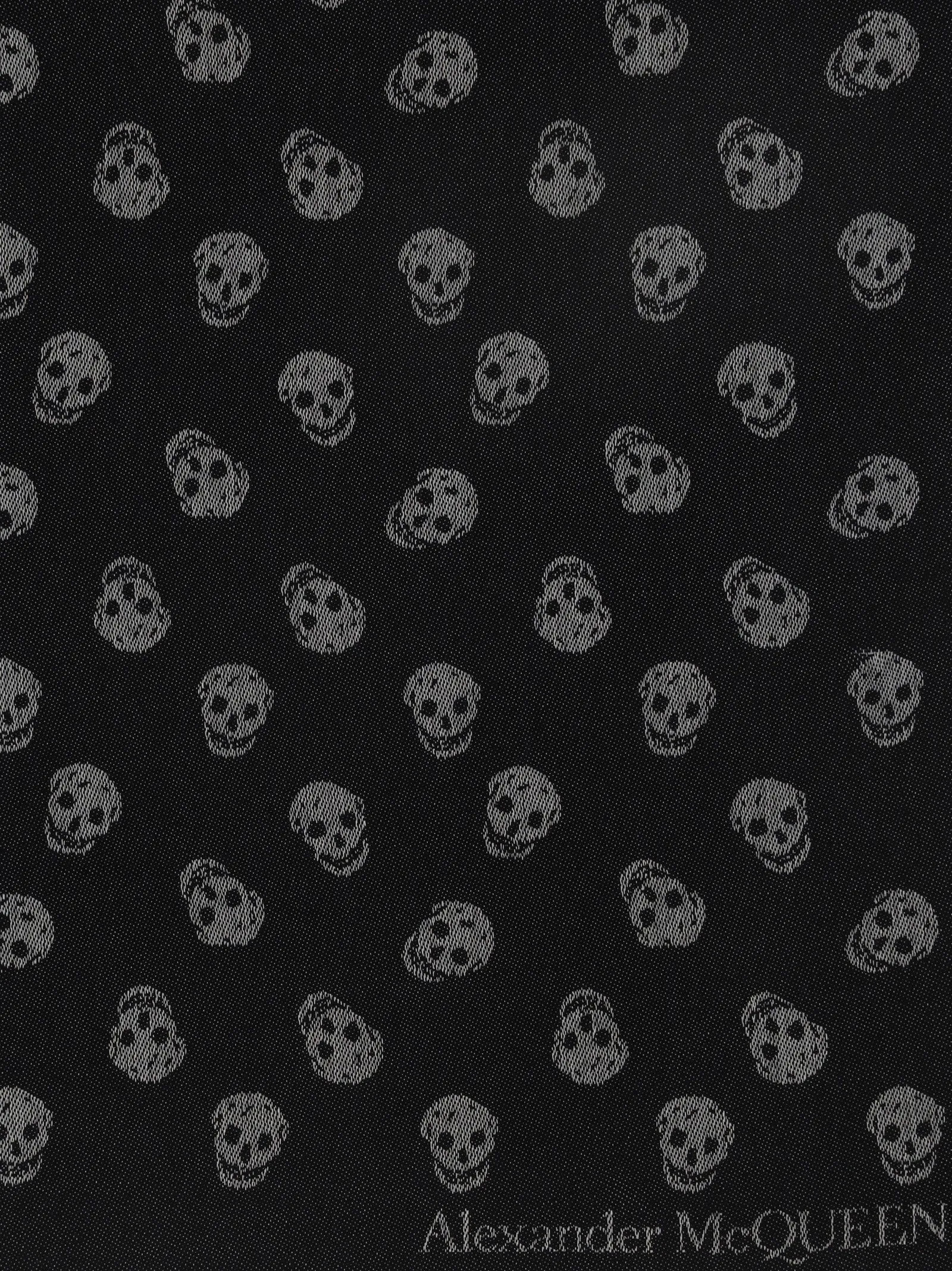 Alexander McQueen Skull Logo Scarf