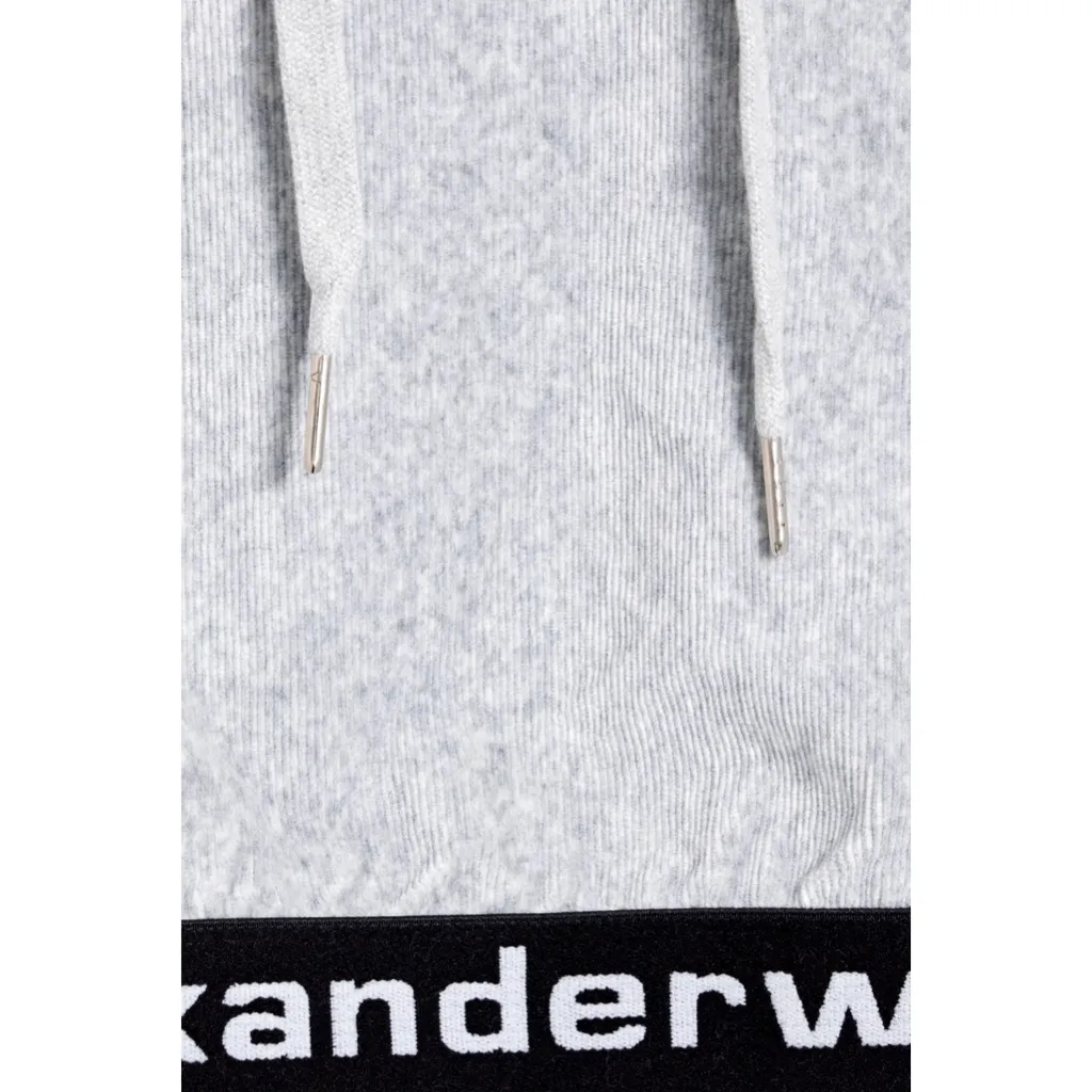 Alexander Wang  |Corduroy Street Style Plain Cotton Short Sleeves Logo