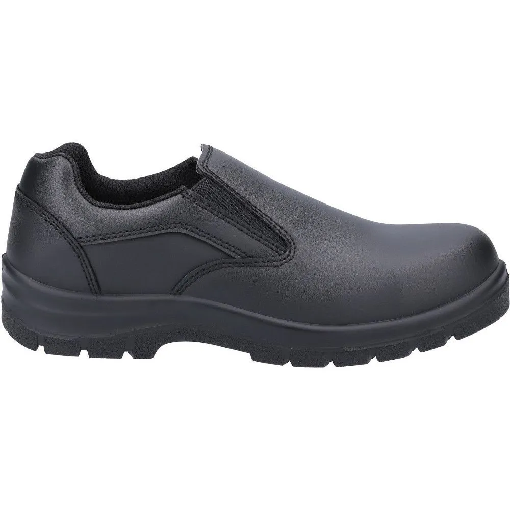 Amblers Safety Womens AS716C Leather Slip On Safety Shoes