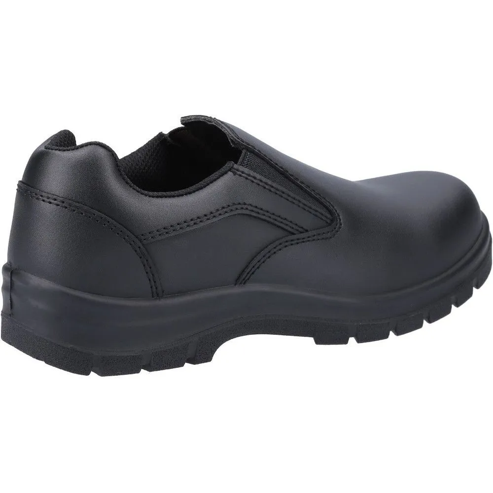 Amblers Safety Womens AS716C Leather Slip On Safety Shoes