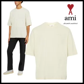 AMI PARIS  |Cotton Short Sleeves Designers T-Shirts