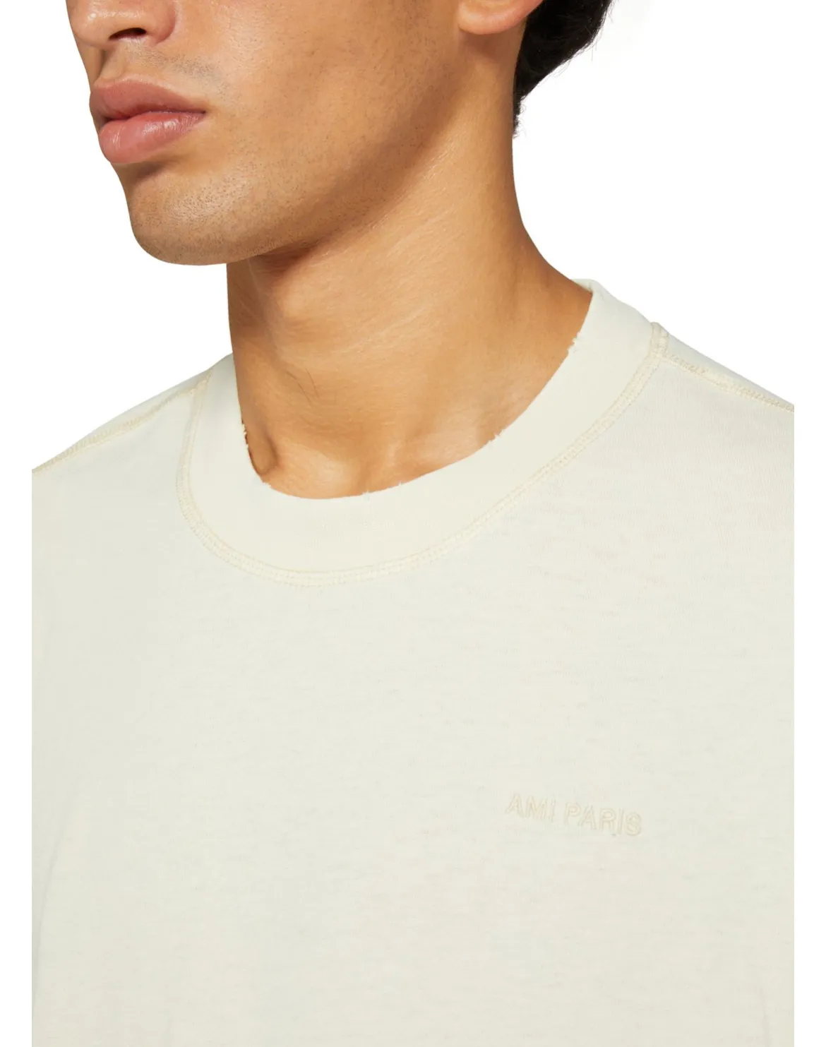 AMI PARIS  |Cotton Short Sleeves Designers T-Shirts