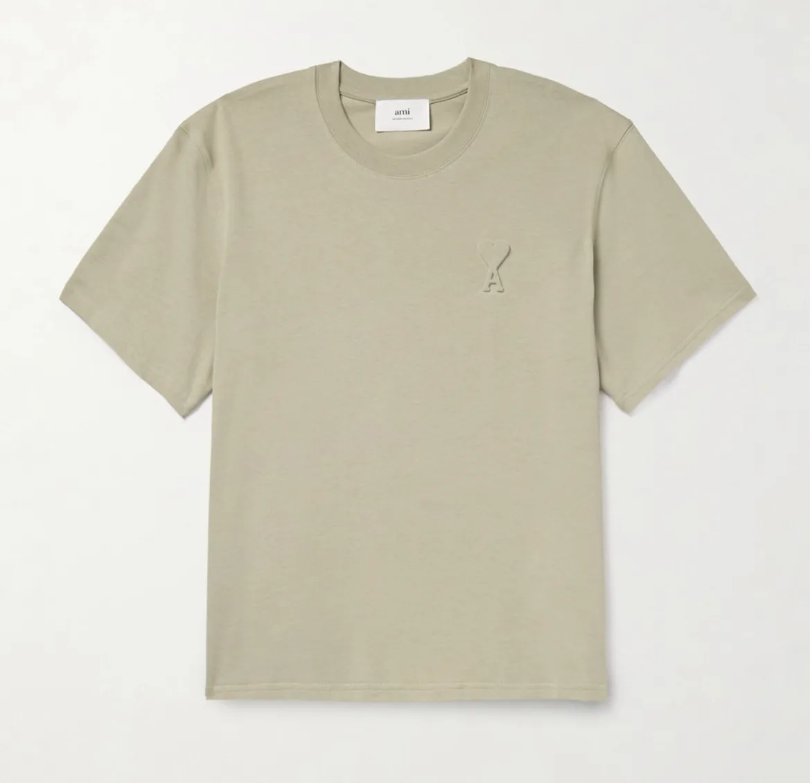 AMI PARIS  |Crew Neck Cotton Designers Crew Neck T-Shirts