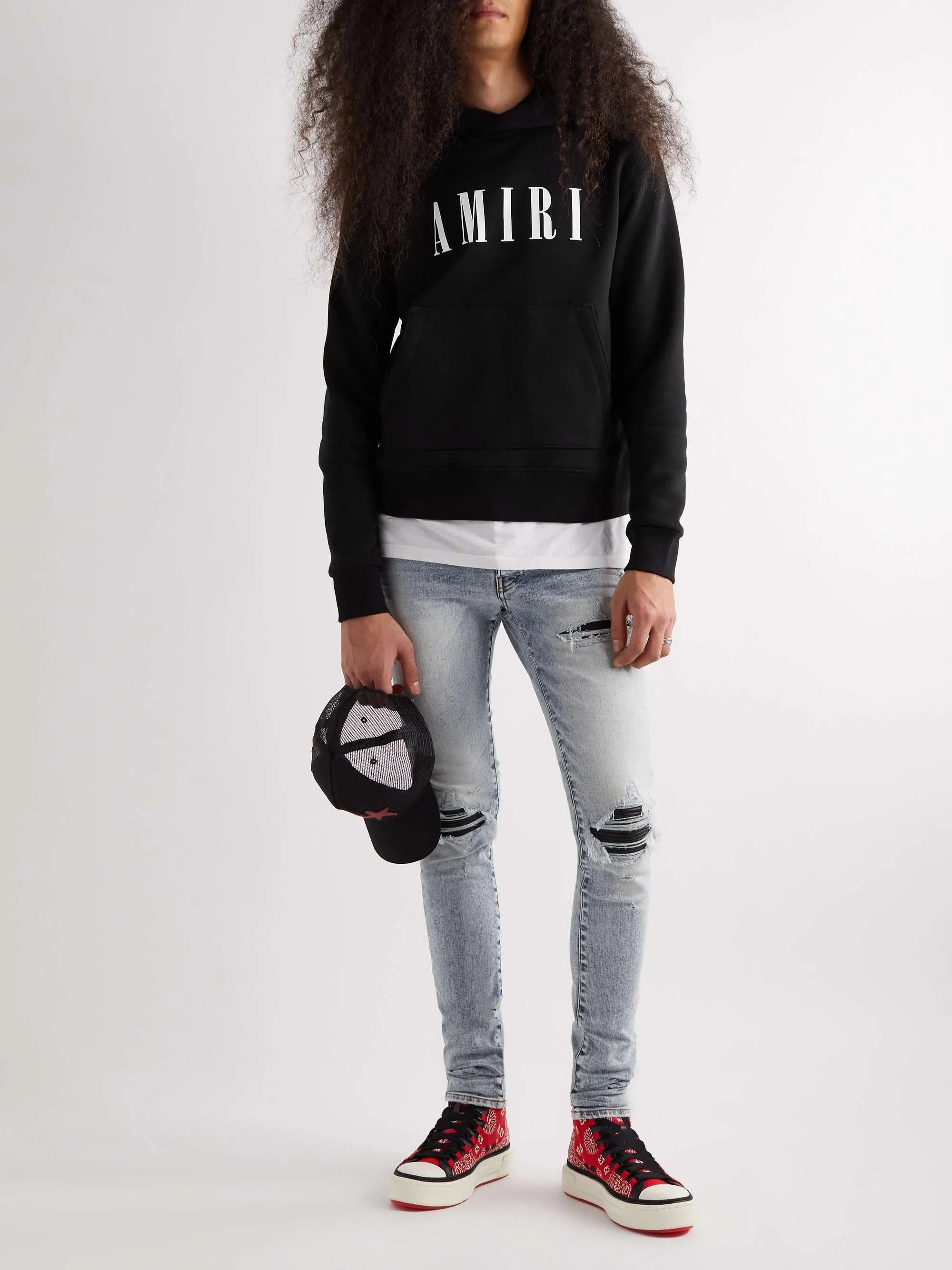 AMIRI  |Pullovers Unisex Street Style Long Sleeves Cotton Hoodies