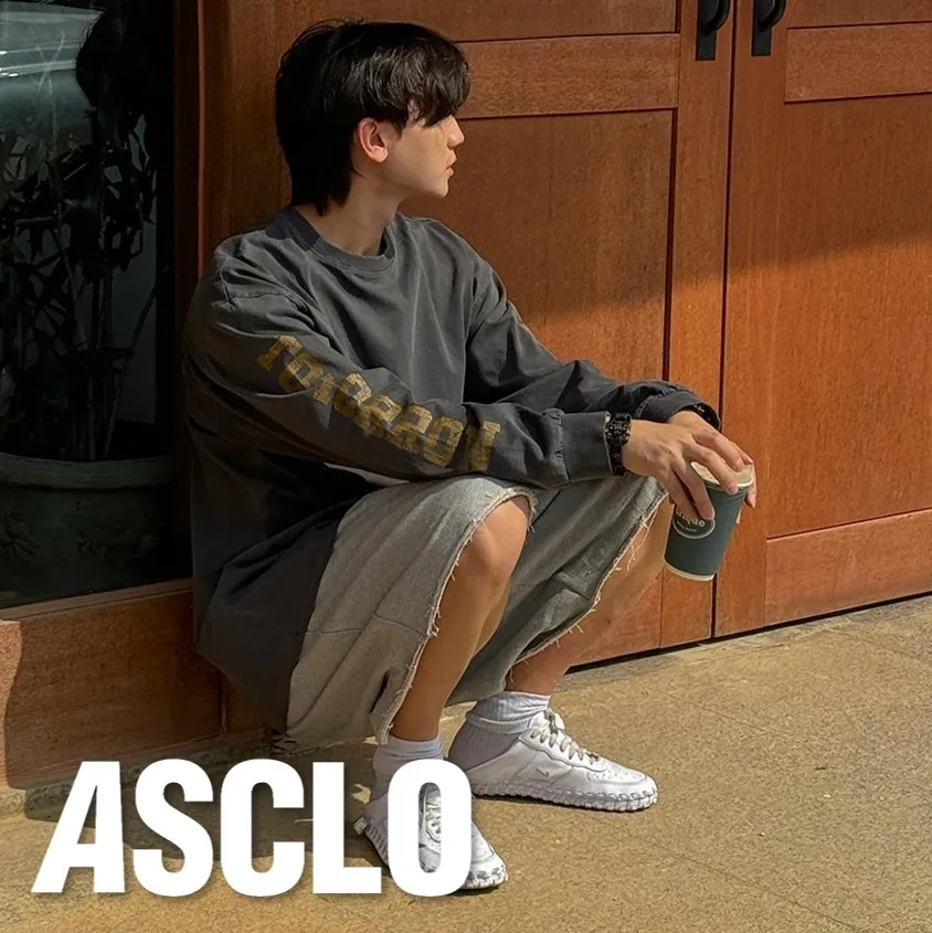 ASCLO  |Crew Neck Pullovers Unisex Street Style U-Neck Long Sleeves