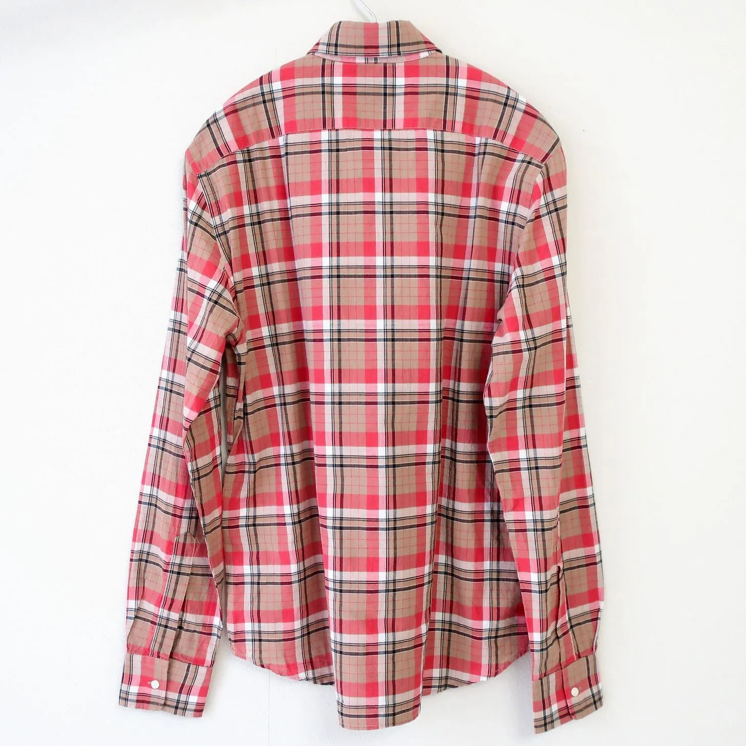 ASPESI  |Pullovers Tartan Other Plaid Patterns Long Sleeves Cotton