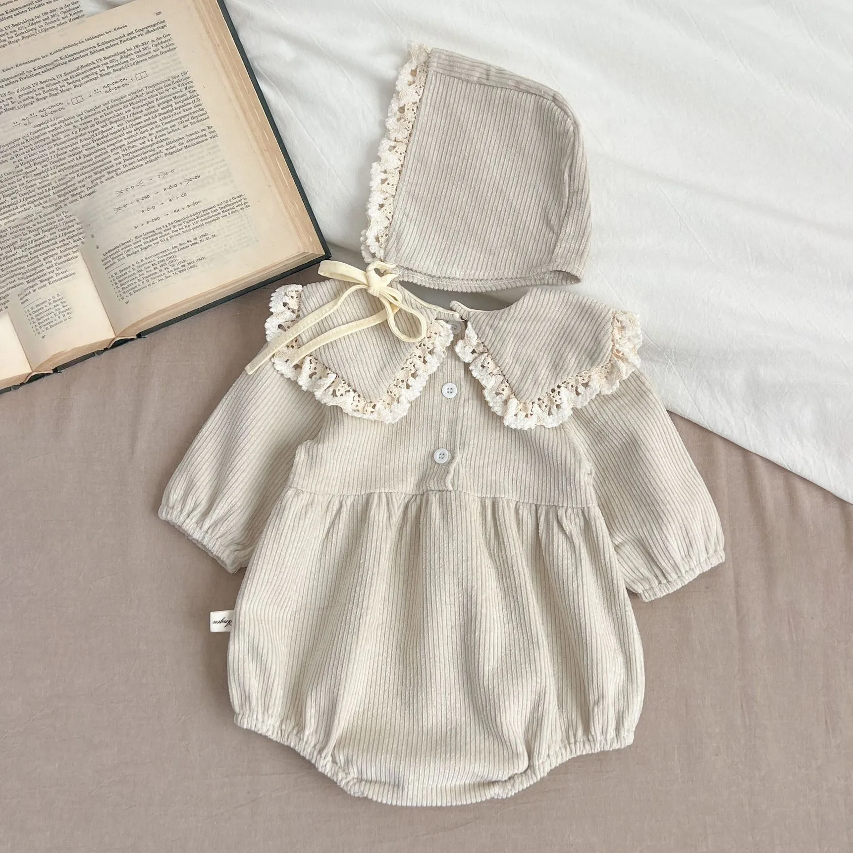 Baby Kid Girls Solid Color Rompers Wholesale 240111156