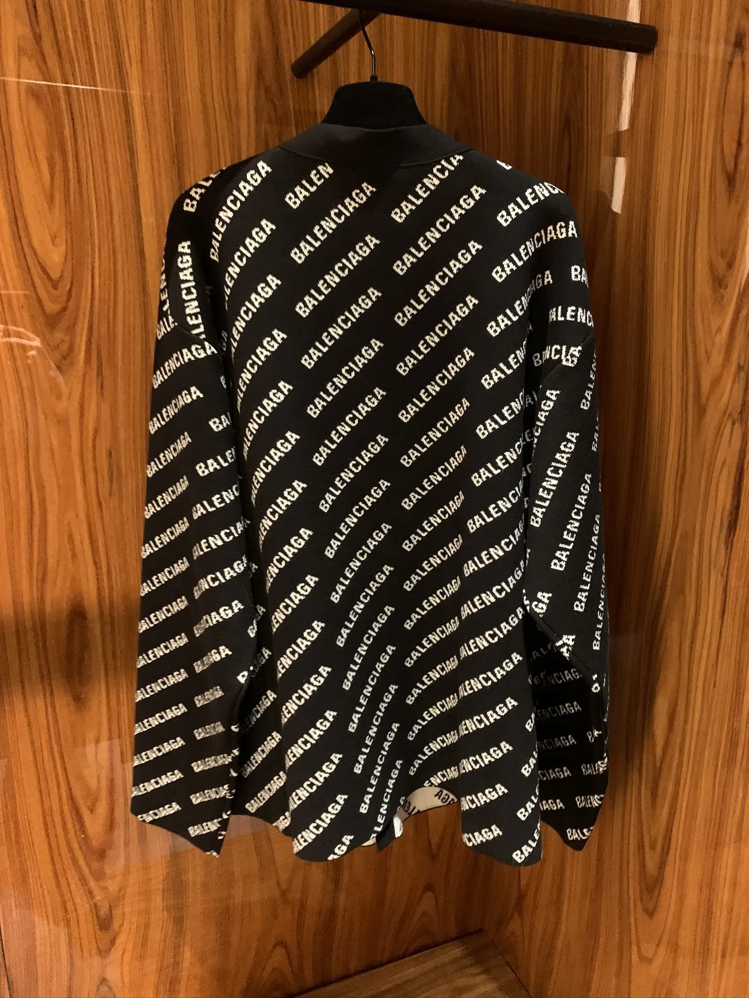 BALENCIAGA  |BALENCIAGA Jacquard logo Cardigans