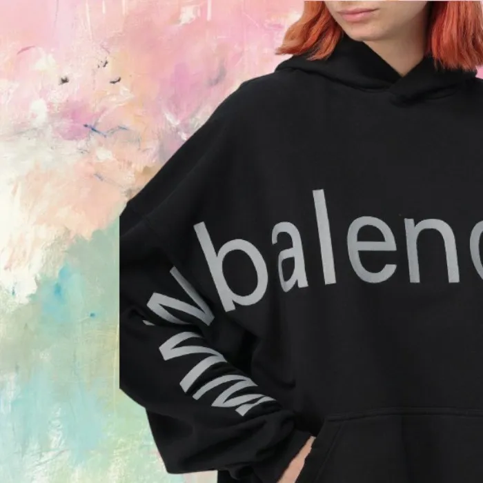 BALENCIAGA  |Pullovers Unisex Long Sleeves Plain Cotton Logo Luxury