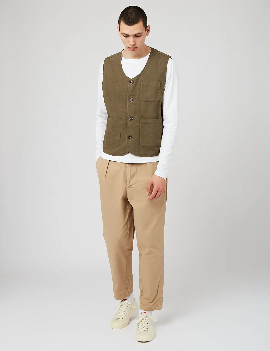 Barbour Archie Vest - Ivy Green