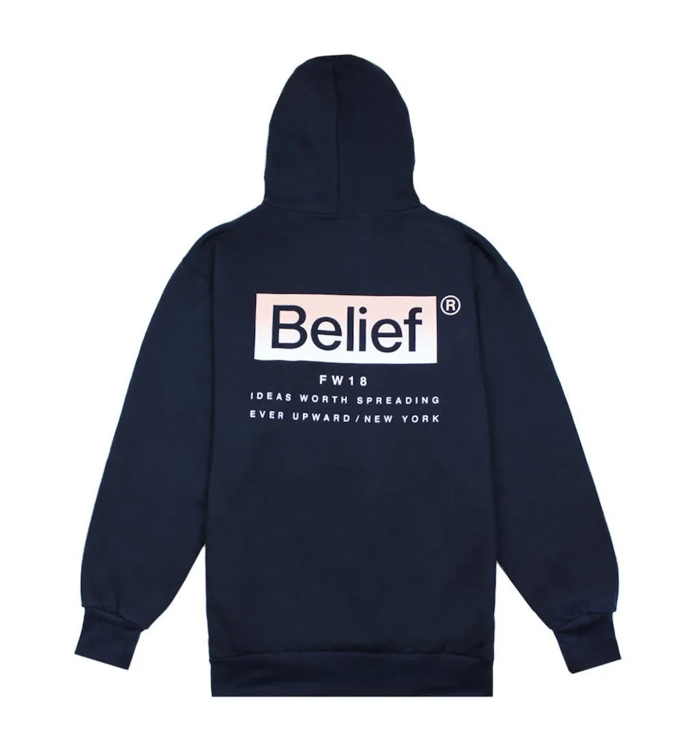 Belief  |Pullovers Street Style Long Sleeves Cotton Logo Hoodies