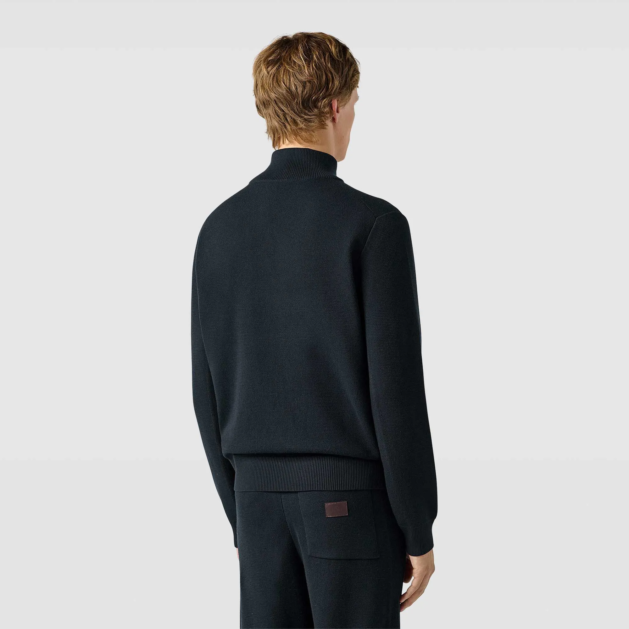 Berluti  |Pullovers Wool Silk Blended Fabrics Long Sleeves Plain