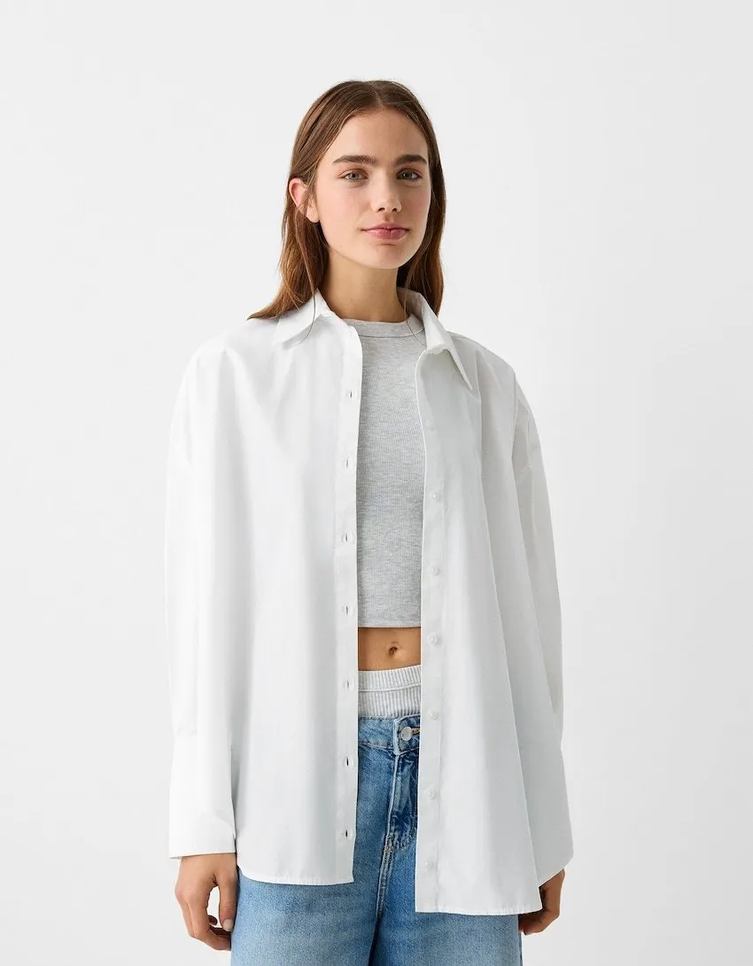 Bershka  |Casual Style Shirts & Blouses