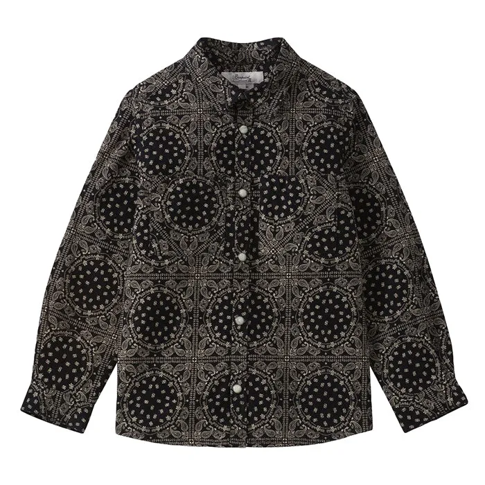 Bonpoint Child Paul Shirt Black Print