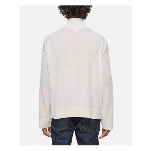 BOTTEGA VENETA  |Pullovers Wool Long Sleeves Plain Sweaters