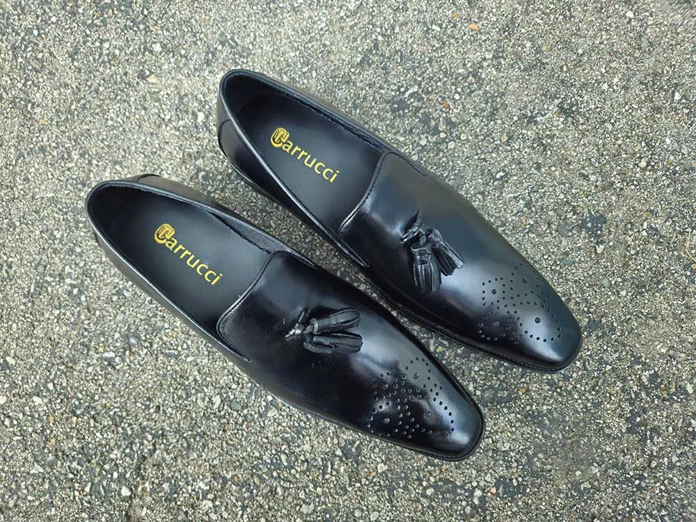 Burnished Wholecut Tassel Loafer