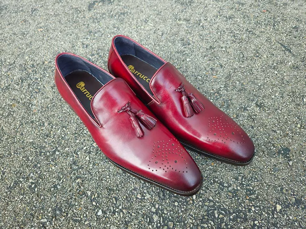 Burnished Wholecut Tassel Loafer