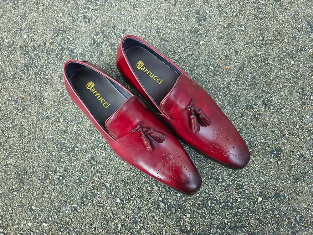 Burnished Wholecut Tassel Loafer