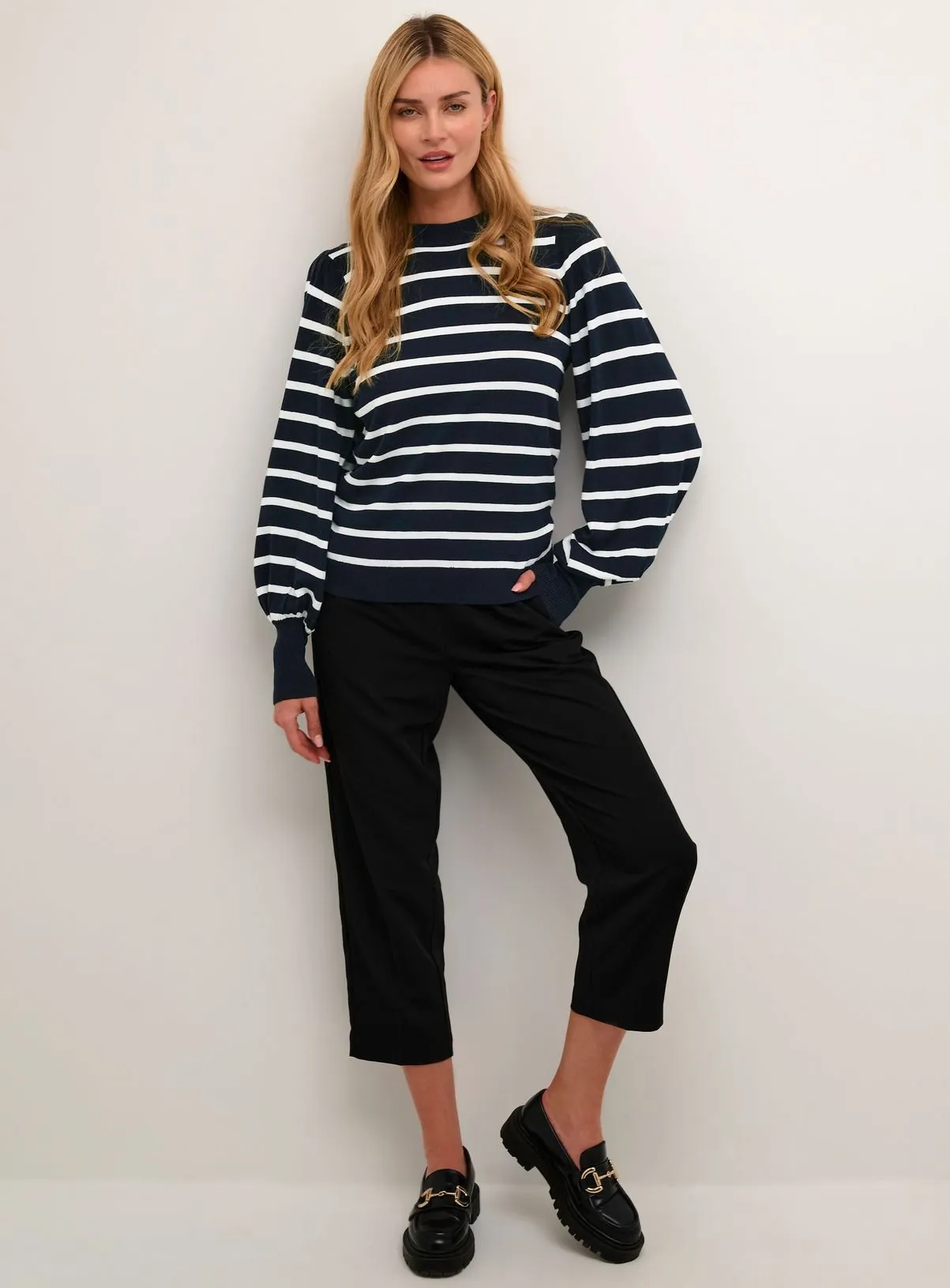 Buy KAFFE Kamala Striped Knit Pullover S | Jumpers | Tu