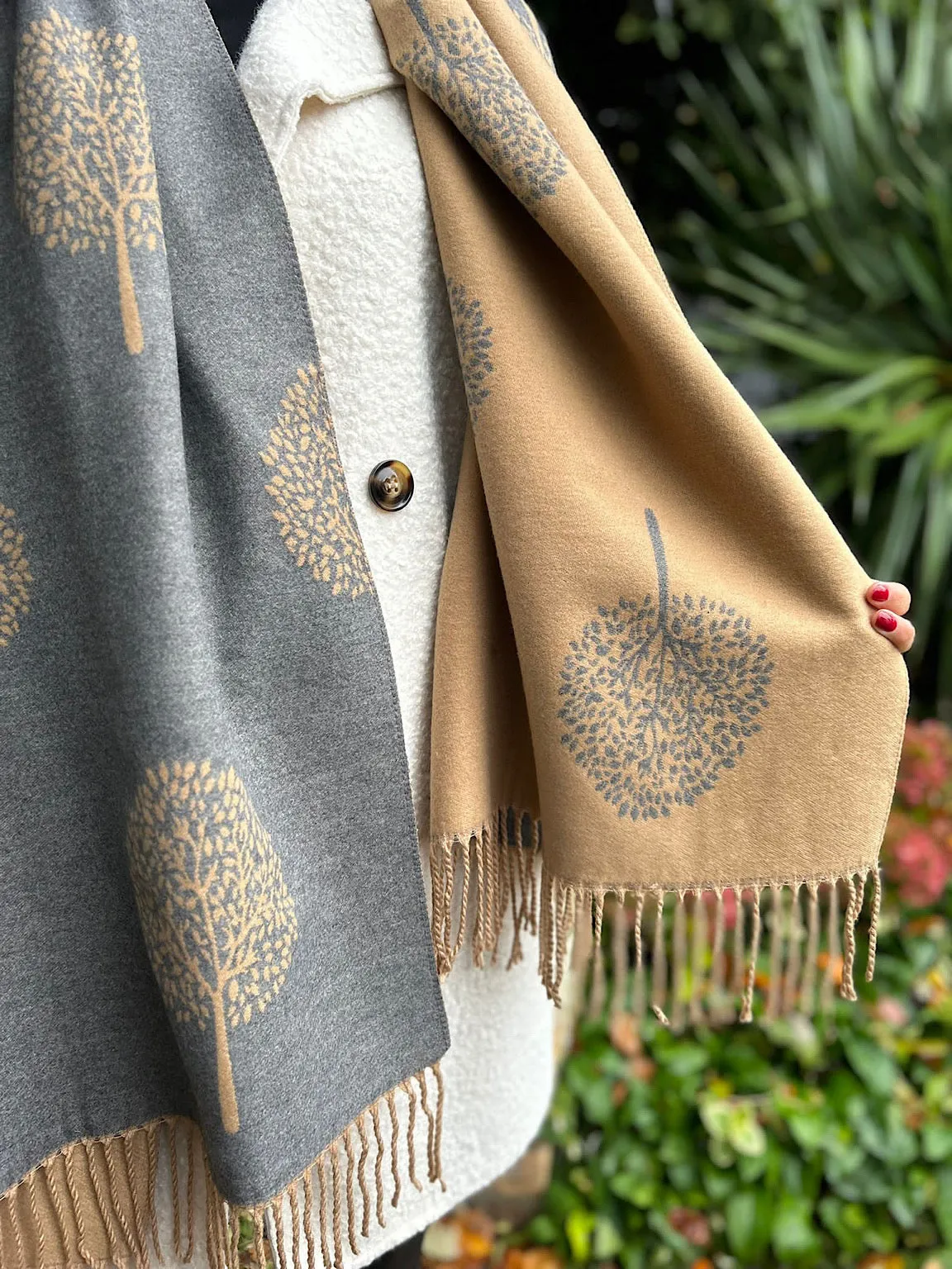 Camel Tree Of Life Scarf