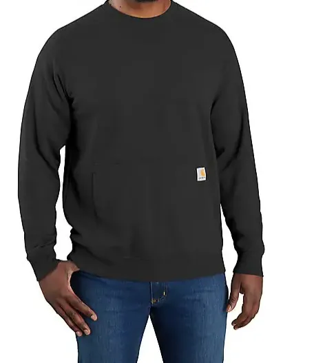 Carhartt  |Crew Neck Sweat Long Sleeves Cotton Logos on the Sleeves