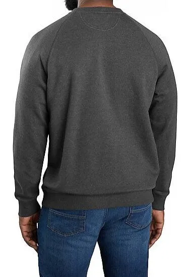 Carhartt  |Crew Neck Sweat Long Sleeves Cotton Logos on the Sleeves