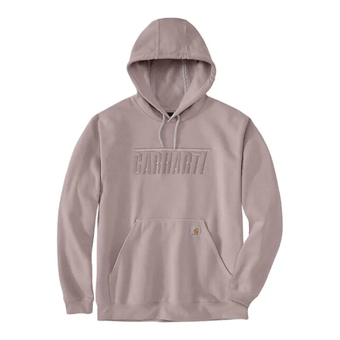 Carhartt  |Sweat Long Sleeves Plain Logos on the Sleeves Logo Hoodies