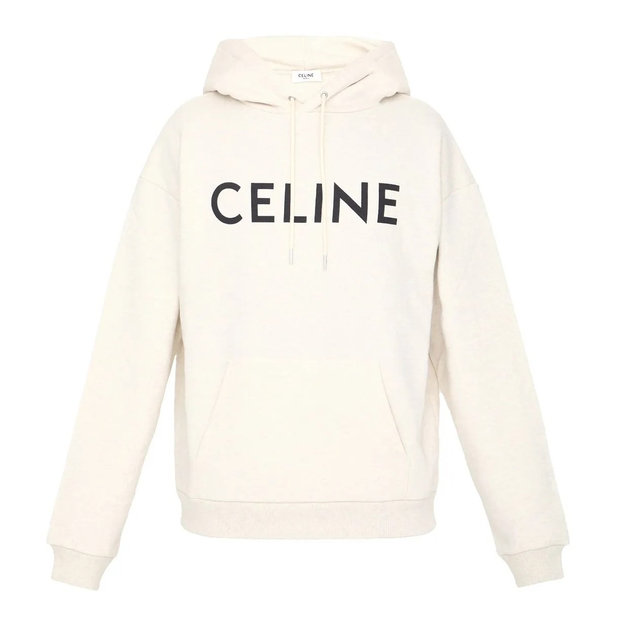 CELINE  |Pullovers Long Sleeves Plain Cotton Logo Luxury Hoodies