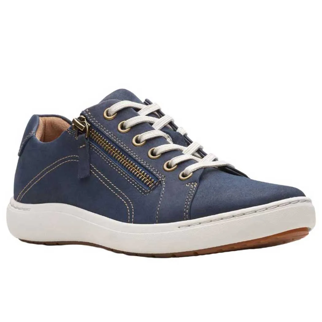 Clarks Nalle Lace Sneaker Navy (Women's)