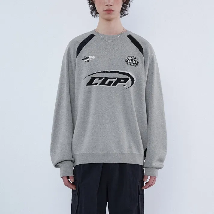 Code graphy  |Casual Style Unisex Long Sleeves Plain Logo