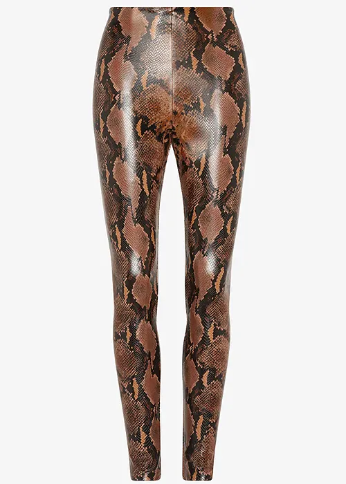 Commando Faux Leather Animal Fashion Leggings ()