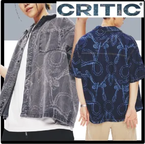 CRITIC  |Unisex Street Style Logo Shirts