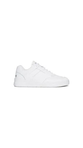 CT-07 Celine Trainer Low Lace-up Sneaker In Calfskin - White