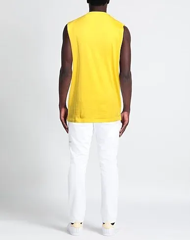 D SQUARED2  |Crew Neck Pullovers Sleeveless Cotton Logo Luxury