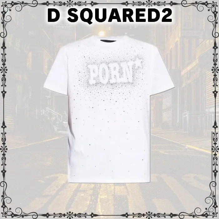 D SQUARED2  |Street Style Plain Cotton Short Sleeves Logo Luxury T-Shirts