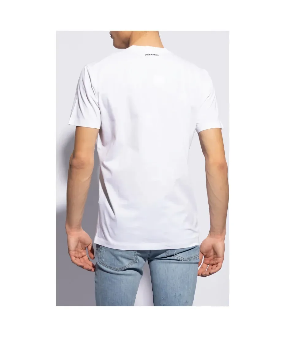 D SQUARED2  |Street Style Plain Cotton Short Sleeves Logo Luxury T-Shirts