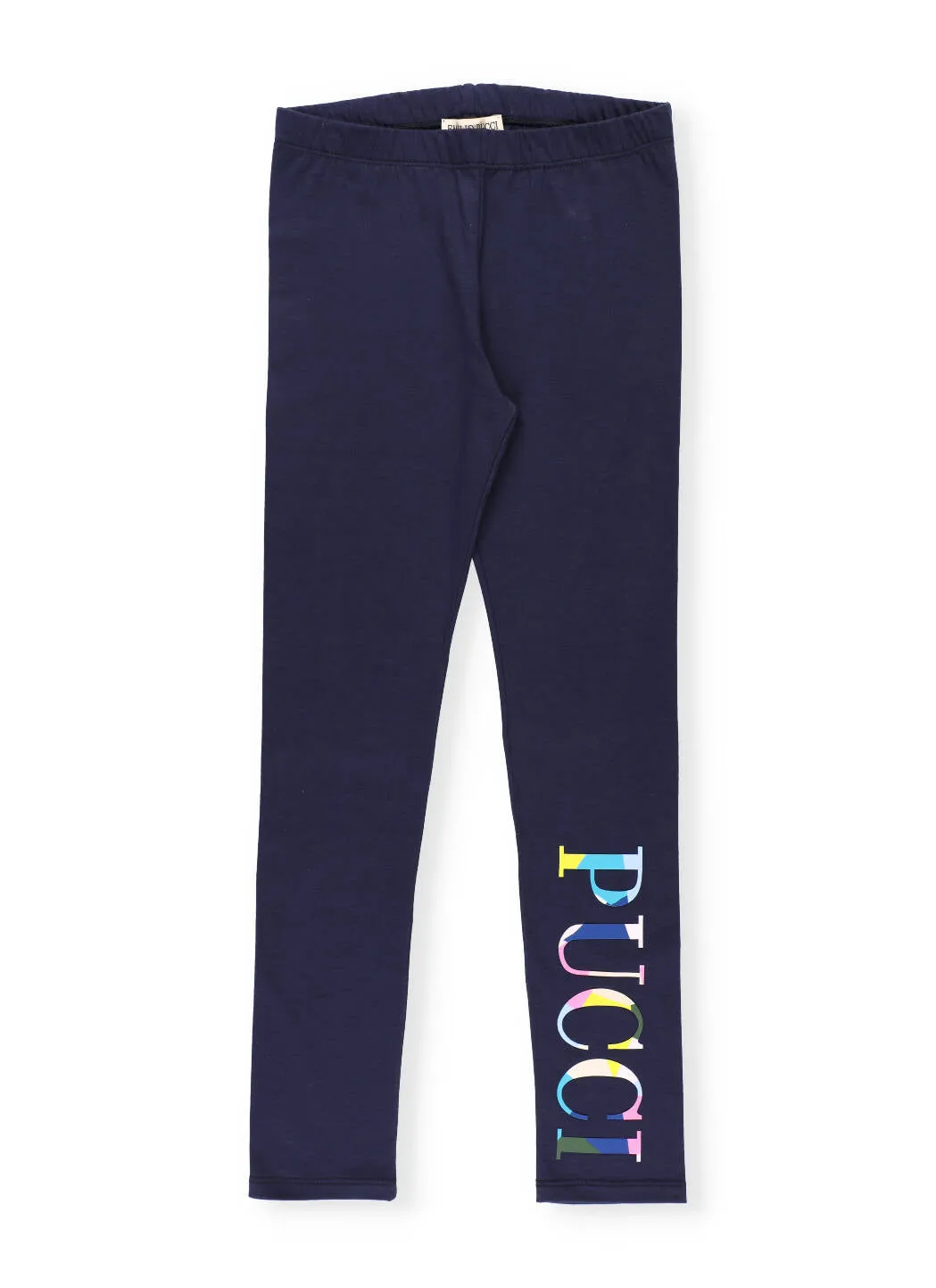 Emilio Pucci Junior Logo Printed Leggings