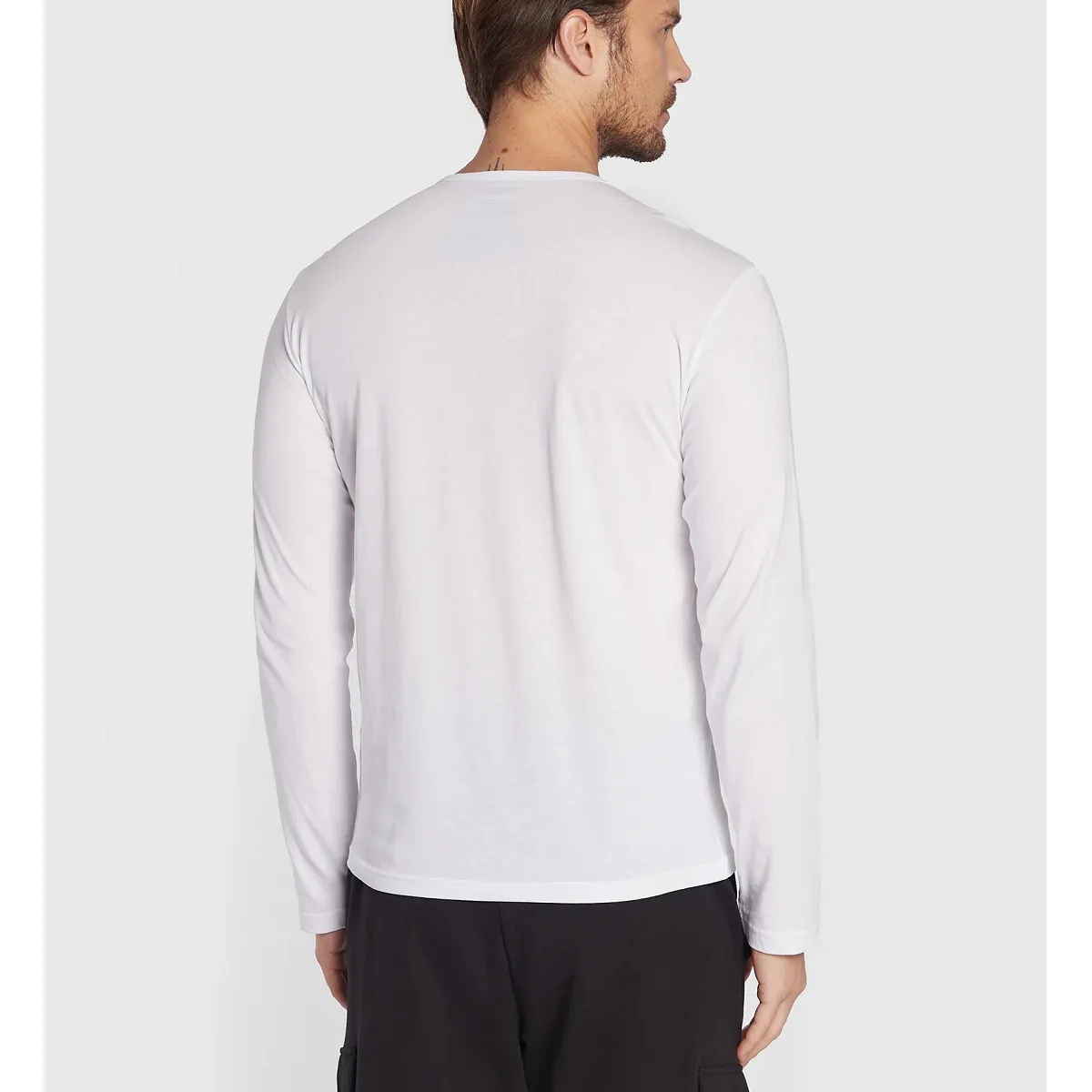 EMPORIO ARMANI  |Crew Neck Cotton Short Sleeves Logo Crew Neck T-Shirts