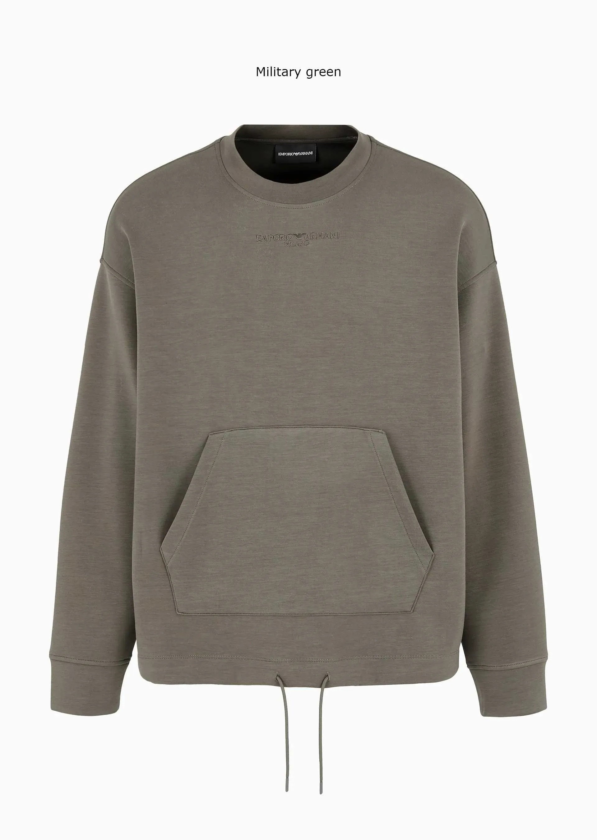 EMPORIO ARMANI  |Pullovers Street Style Long Sleeves Plain Hoodies