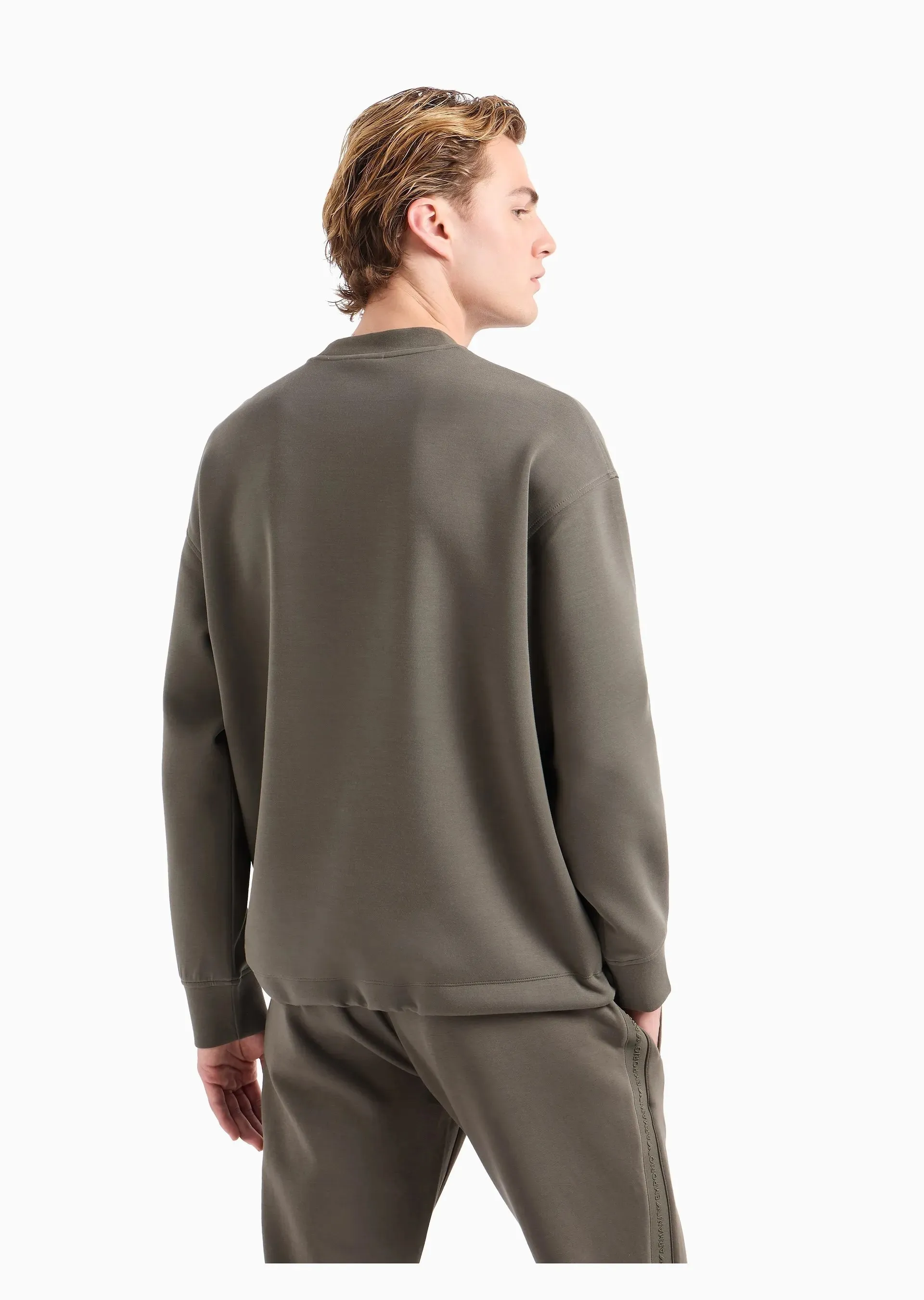 EMPORIO ARMANI  |Pullovers Street Style Long Sleeves Plain Hoodies