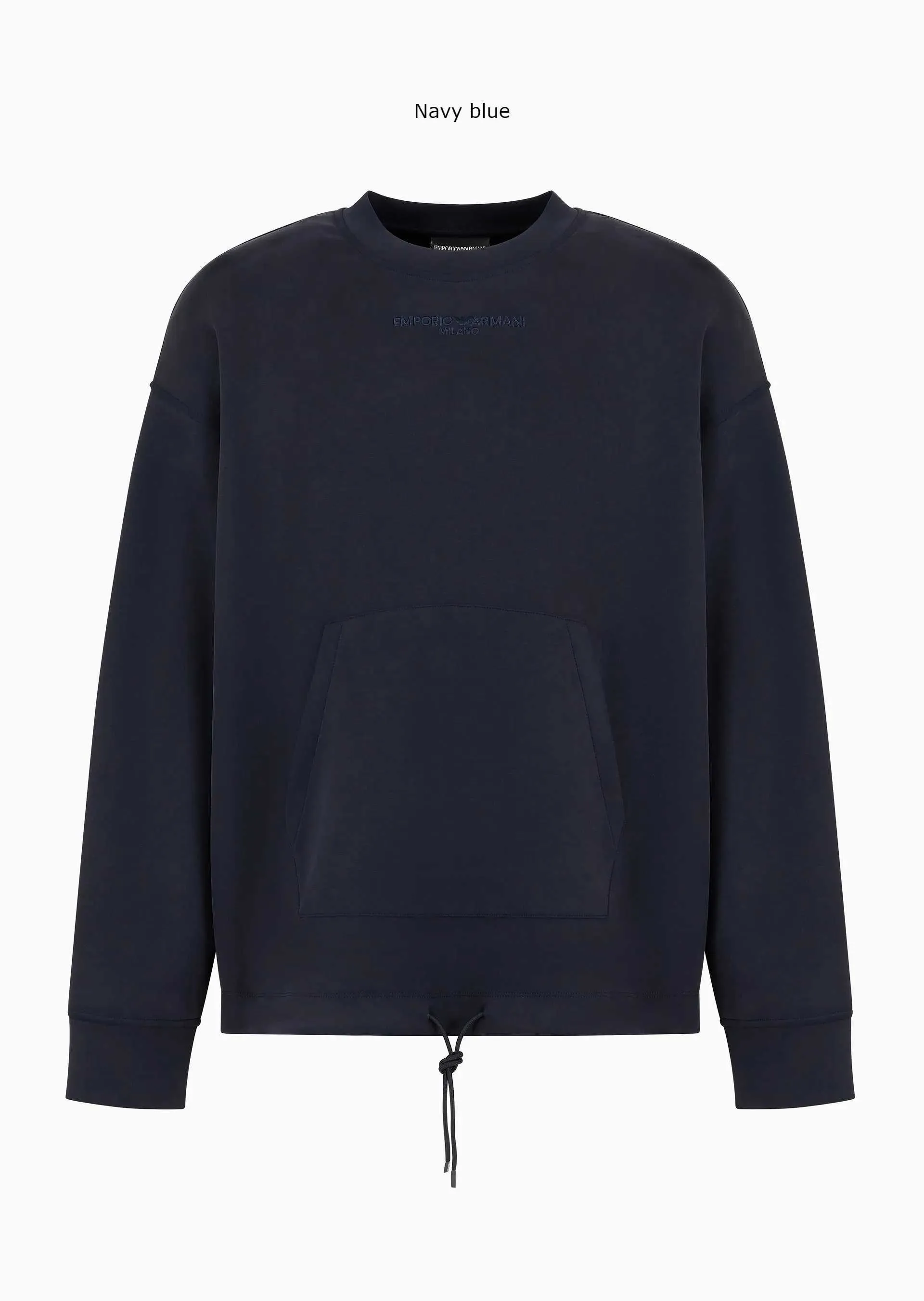 EMPORIO ARMANI  |Pullovers Street Style Long Sleeves Plain Hoodies