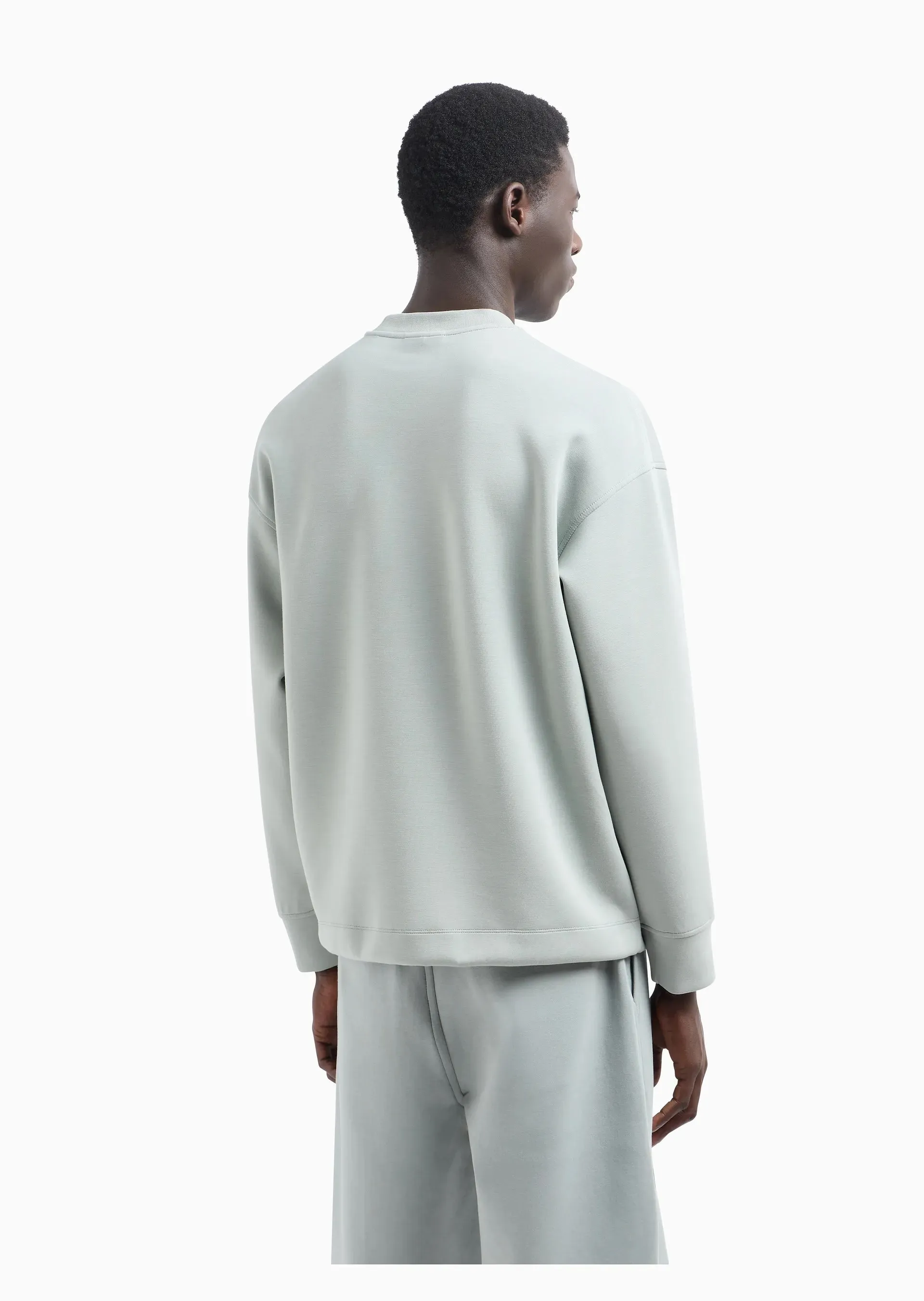 EMPORIO ARMANI  |Pullovers Street Style Long Sleeves Plain Hoodies