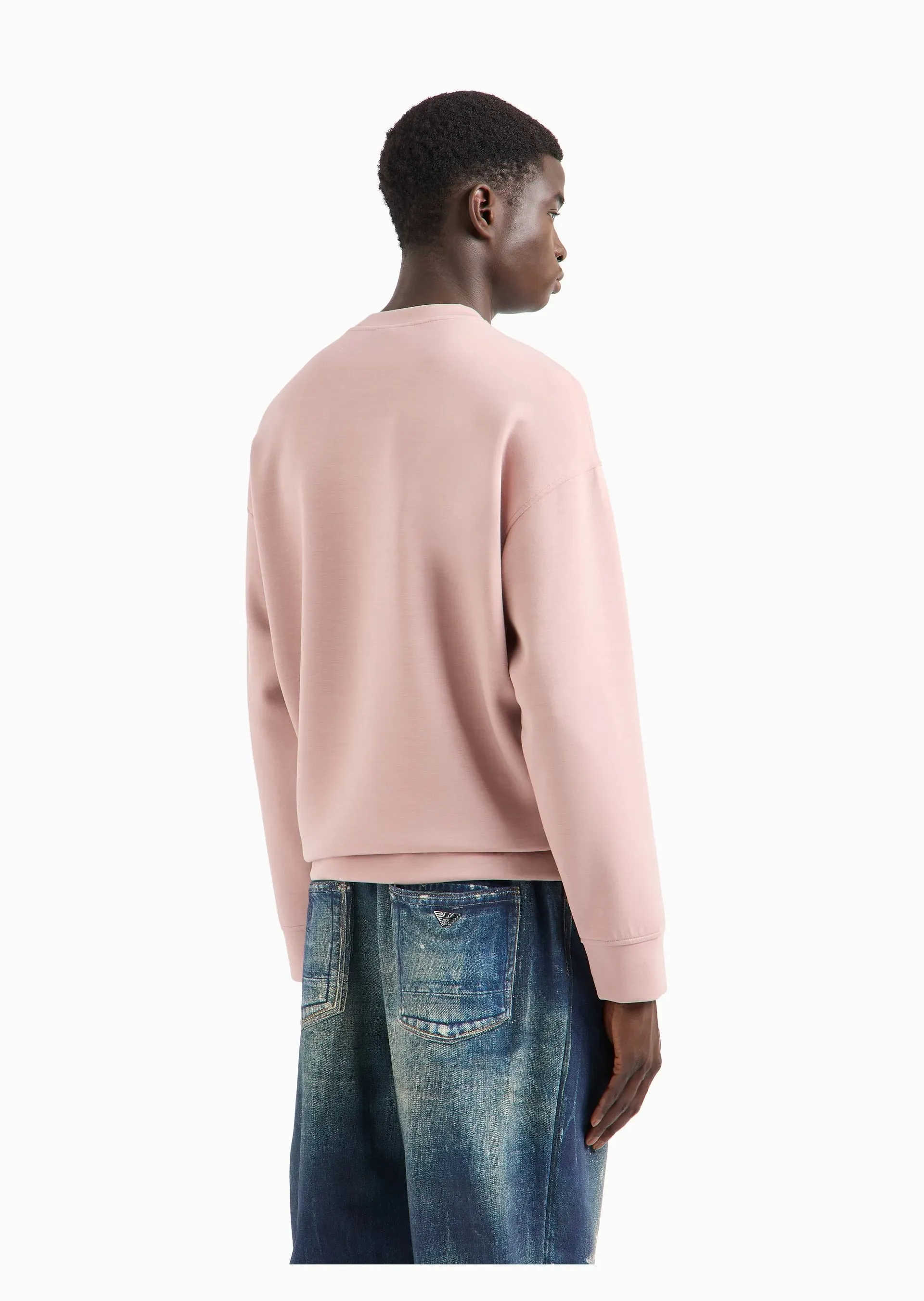 EMPORIO ARMANI  |Pullovers Street Style Long Sleeves Plain Hoodies