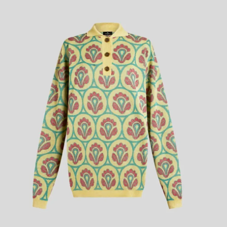 ETRO  |Casual Style Nylon Long Sleeves Elegant Style Logo